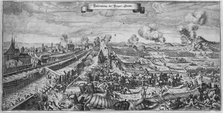 The Battle of Prague on October 1648, 1648. Creator: Merian, Matthäus, the Elder (1593-1650).