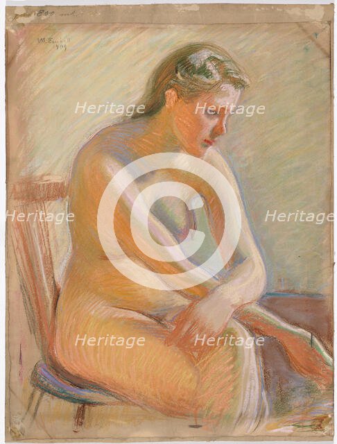 Nude, 1909. Creator: Magnus Enckell.