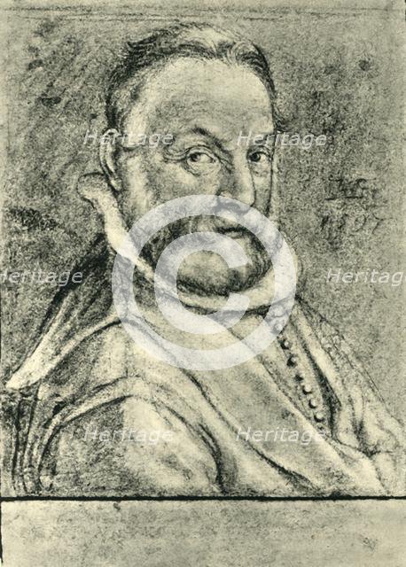 'Portrait of a Man with a Beard', 1597, (1943). Creator: Hendrik Goltzius.