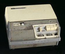 Tape recorder used by Malcolm X at Mosque #7, 1960. Creator: Wollensak.