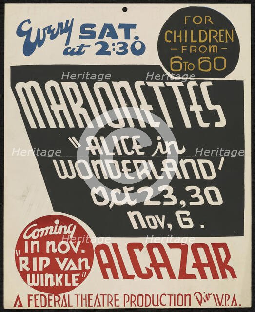 Alice in Wonderland, [193-]. Creator: Unknown.