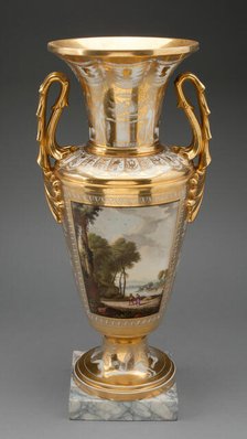 Vase, Paris, c. 1810. Creator: Neppel Porcelain Factory.