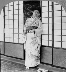 A tea house girl, 1902.Artist: Erdmann & Schanz