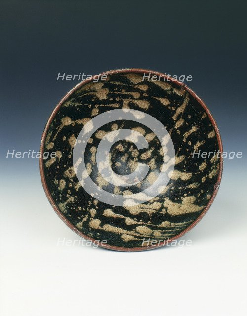 Jizhou stoneware bowl, China, 13th century. Artist: Unknown