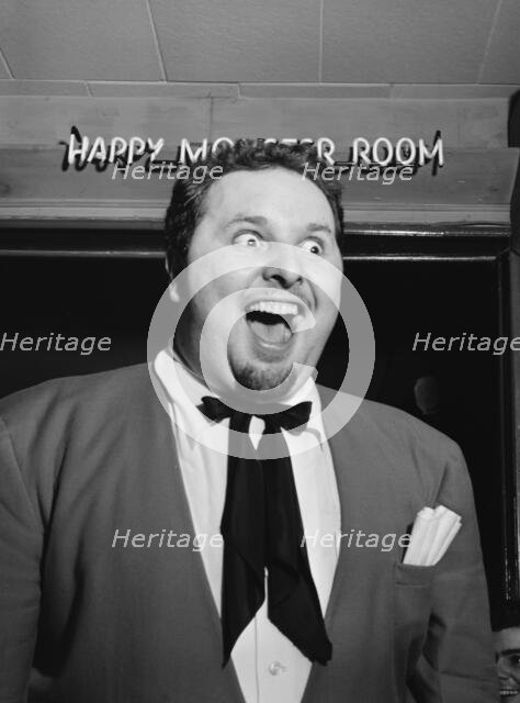 Portrait of Chubby Jackson, Esquire Club, Valley Stream, Long Island, N.Y., ca. Apr. 1947. Creator: William Paul Gottlieb.