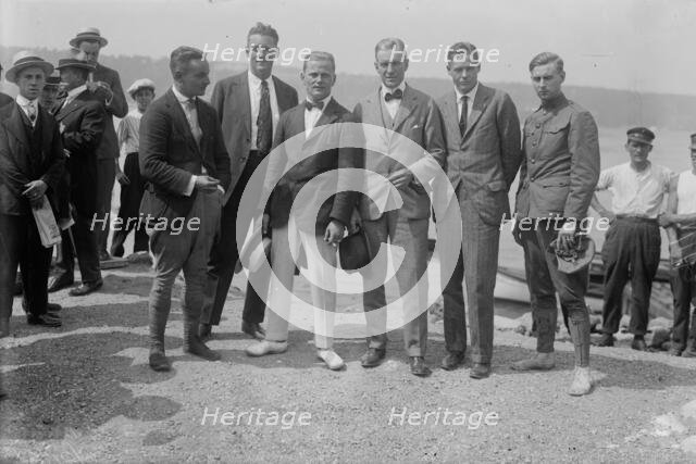 Beryl Kendrick, Bob Edgren, David McCulloch, Frank Trenholm Coffyn, Ripley Bowman, 1916. Creator: Bain News Service.