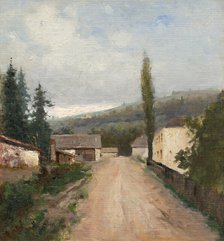 Village in west Slovakia, 1900-1917. Creator: Felicián Moczik.