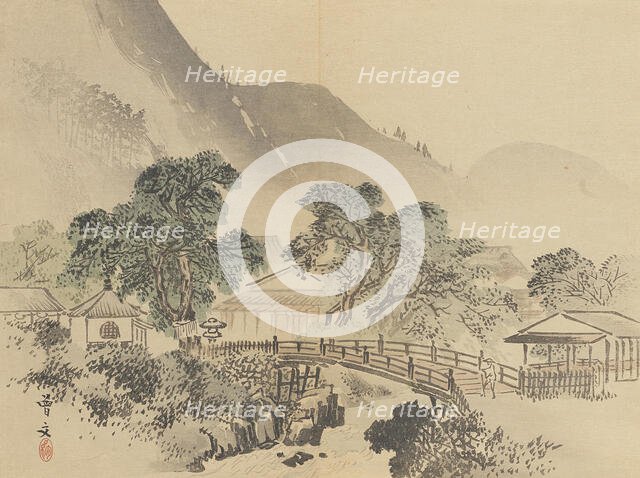 Twenty-Five Views of the Capital (image 19 of 29), Late 19th century. Creator: Morikawa Sobun.