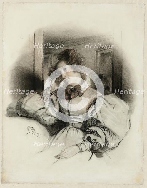 Portrait de Mme. E. D., 1829. Creator: Paul Delaroche.
