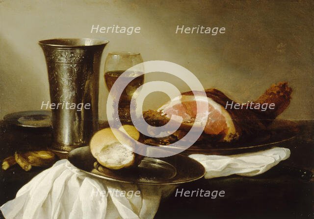 Breakfast Piece, 1640-1649. Creator: Unknown.