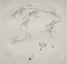 Parisian Service (Haviland service): Rain (no. 10), 1875. Creator: Félix Bracquemond (French, 1833-1914).