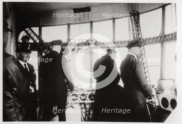 Pilot's compartment, Zeppelin LZ 127 'Graf Zeppelin', 1933. Artist: Unknown