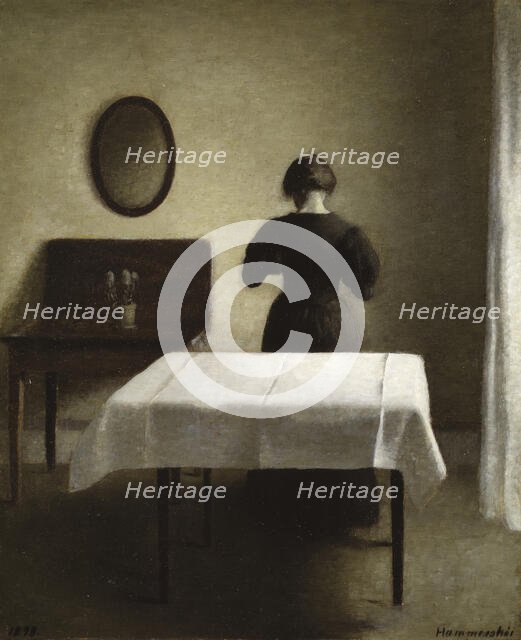 Interior, 1898. Creator: Vilhelm Hammershoi.