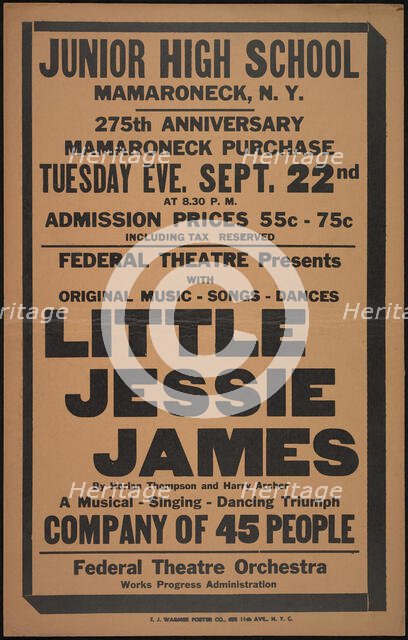 Little Jessie James, [193-]. Creator: Unknown.