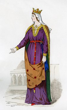 Capetian queen, 1360 (1882-1884). Artist: Unknown
