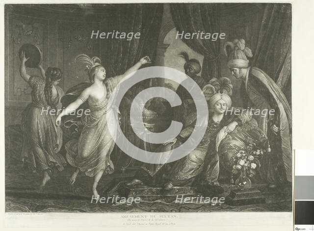 The Amusement of the Sultan, 1786. Creator: Michel-Honore Bounieu.
