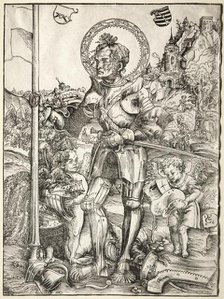 Saint George Standing, 1506. Creator: Lucas Cranach (German, 1472-1553).