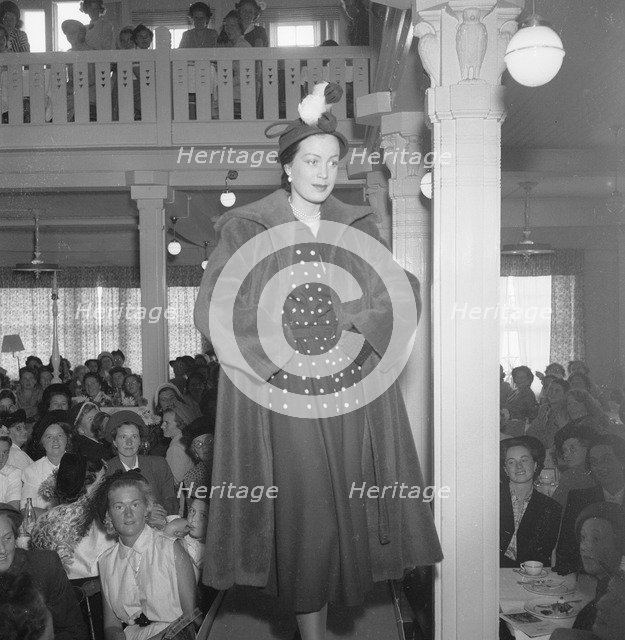 A fashion show, Landskrona, Sweden, 1950s. Artist: Unknown