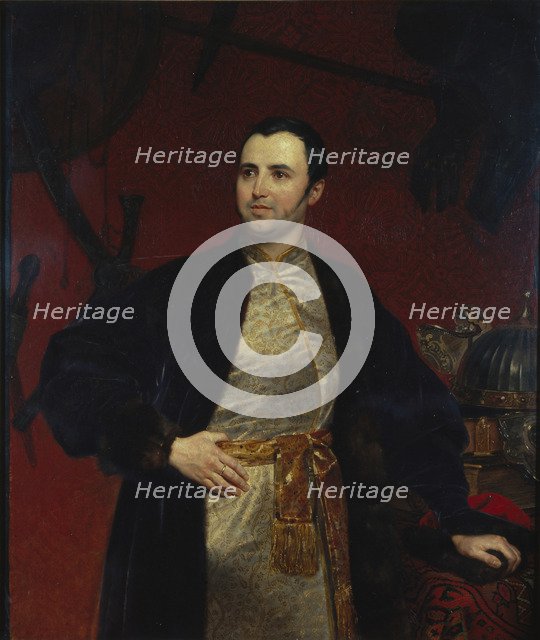 Portrait of Prince Mikhail Andreyevich Obolensky (1805-1873), 1846. Artist: Briullov, Karl Pavlovich (1799-1852)