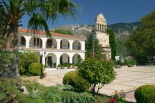 Monastery of Agios Gerasimos, Kefalonia, Greece.