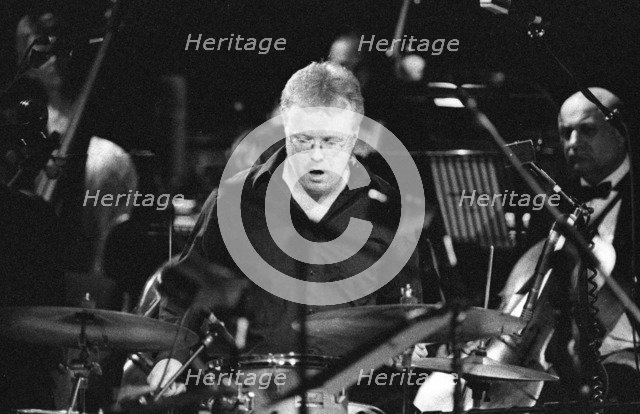 Sebastian de Krom, Brecon Jazz Festival, Powys, Wales, August 2003.  Artist: Brian O'Connor.