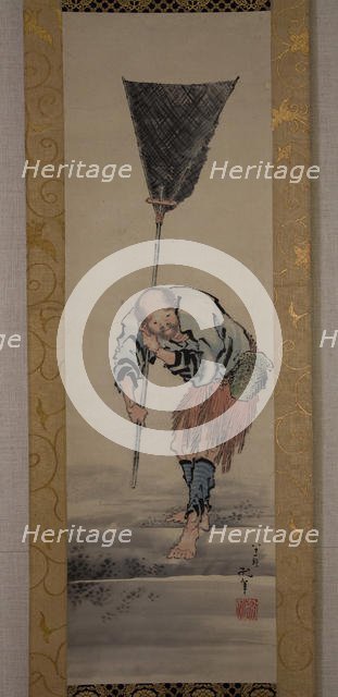 Fisherman, 19th century. Creator: Hokusai.