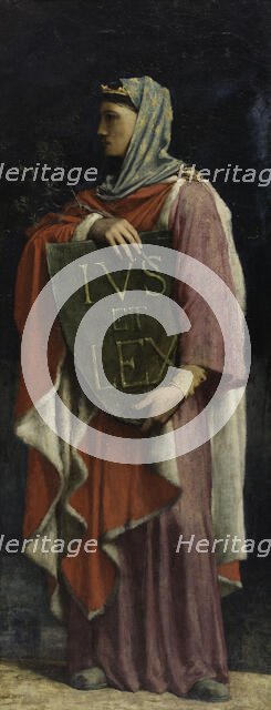 Le Droit Ecrit, 1881. Creator: Jules Elie Delaunay.