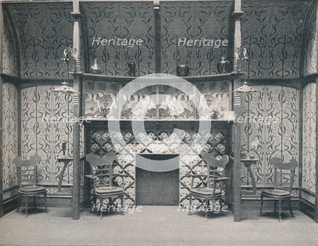 Ingle-Nook designed by G. Serruier, 1898. Artist: Gustave Serrurier-Bovy