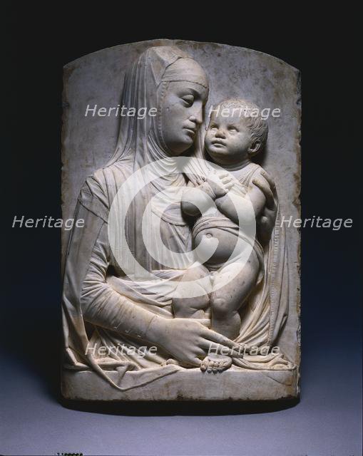 Virgin and Child, c. 1475-1485. Creator: Pietro Lombardo (Italian, c. 1435-1515), workshop of.