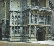 'South West Porch, Canterbury Cathedral', c1890. Creator: Unknown.