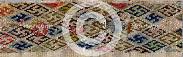 Band (from Woman's Trousers or Robe), China, 1875/1900. Creator: Unknown.