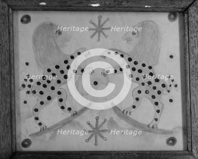 Drawing of Lions, 1770-1800. Creator: Unknown.