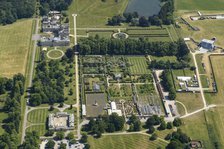 The walled garden and stables at Castle Howard, North Yorkshire, 2022. Creator: Emma Trevarthen.