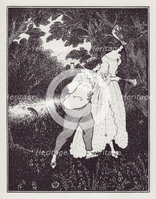 The Three Musicians, 1895. Creator: Aubrey Beardsley.