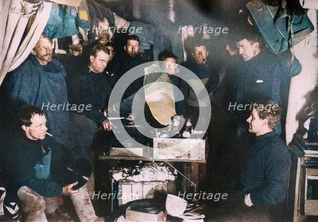 'Music in the Hut', c1908, (1909).  Creator: Unknown.