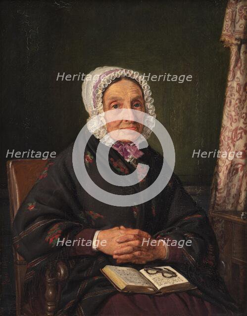 Ellen Roed, née Jensen, the artist's mother, 1849. Creator: Jorgen Pedersen Roed.