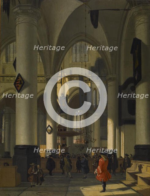 Imaginary Interior of a Protestant Church, c1690. Creator: Hendrick van Streeck.
