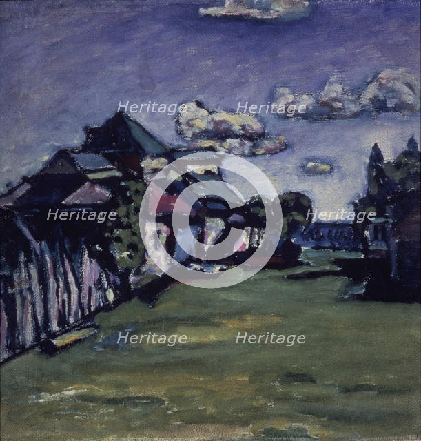 Near Moscow. Artist: Kandinsky, Wassily Vasilyevich (1866-1944)