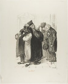 One Robs on the Side of the Law, December 1898. Creator: Theophile Alexandre Steinlen.