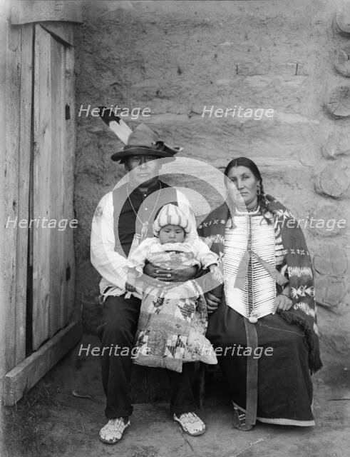 Yellow Bone woman, 1908, c1908. Creator: Edward Sheriff Curtis.
