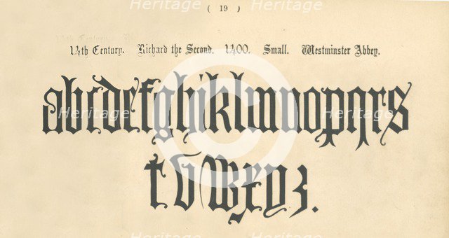 '14th Century. Richard the Second. 1400. Small. Westminster Abbey', 1862. Artist: Unknown.