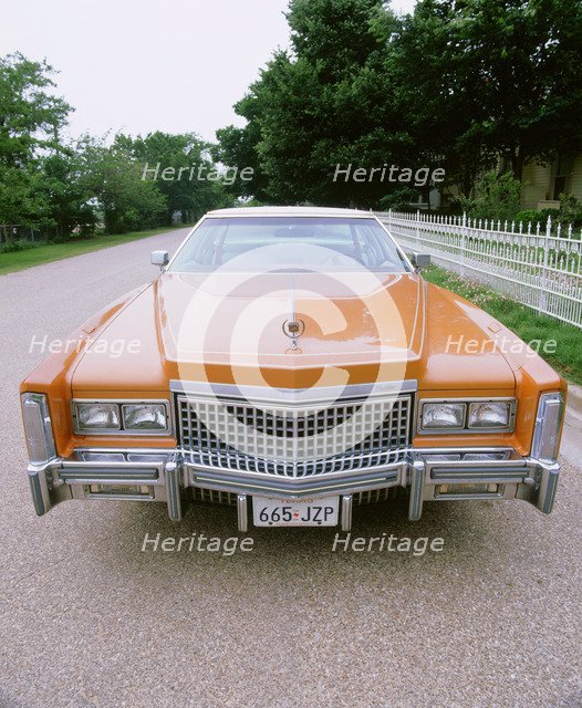 1975 Cadillac Eldorado hardtop coupe. Artist: Unknown.