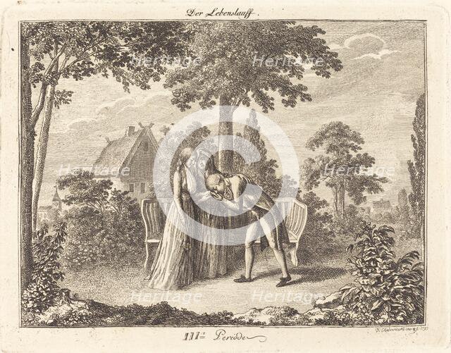 Betrothal, 1793. Creator: Daniel Nikolaus Chodowiecki.