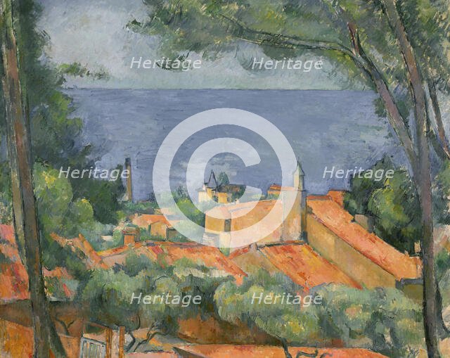 L'Estaque aux toits rouges, 1883-1885. Creator: Cézanne, Paul (1839-1906).
