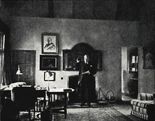 'Mr. Churchill in His Study at Westerham', 1930s, (1945). Creator: Unknown.