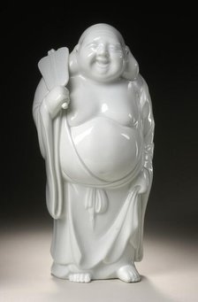 Okimono in the Form of Standing Hotei, 19th century. Creator: Unknown.