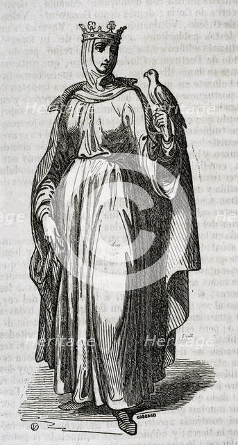 Eleonor of England, 1852.  Creator: Coderch.