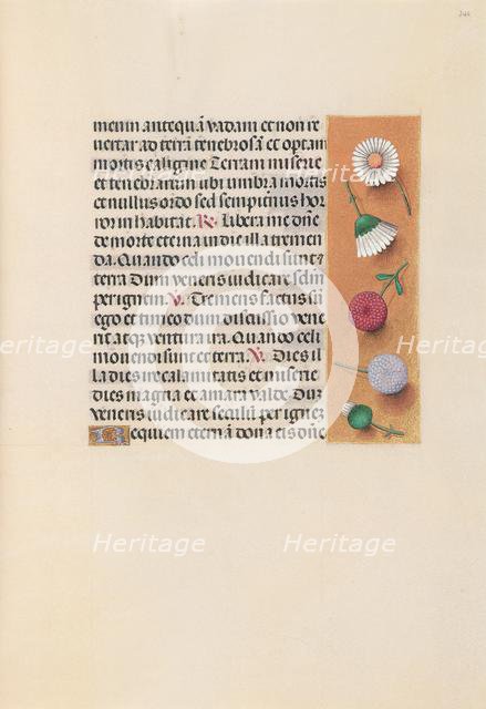 Hours of Queen Isabella the Catholic, Queen of Spain: Fol. 245r, c. 1500. Creator: Master of the First Prayerbook of Maximillian (Flemish, c. 1444-1519); Associates, and.