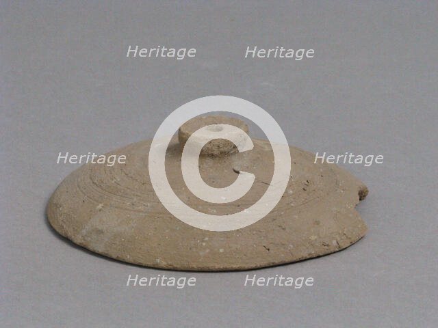 Lid, Coptic, 4th-7th century. Creator: Unknown.