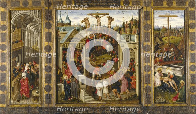 Scenes from the Life of Christ (Triptych). Artist: Alincbrot (Alimbrot), Louis (Lodewijk) (ca 1410-1460)